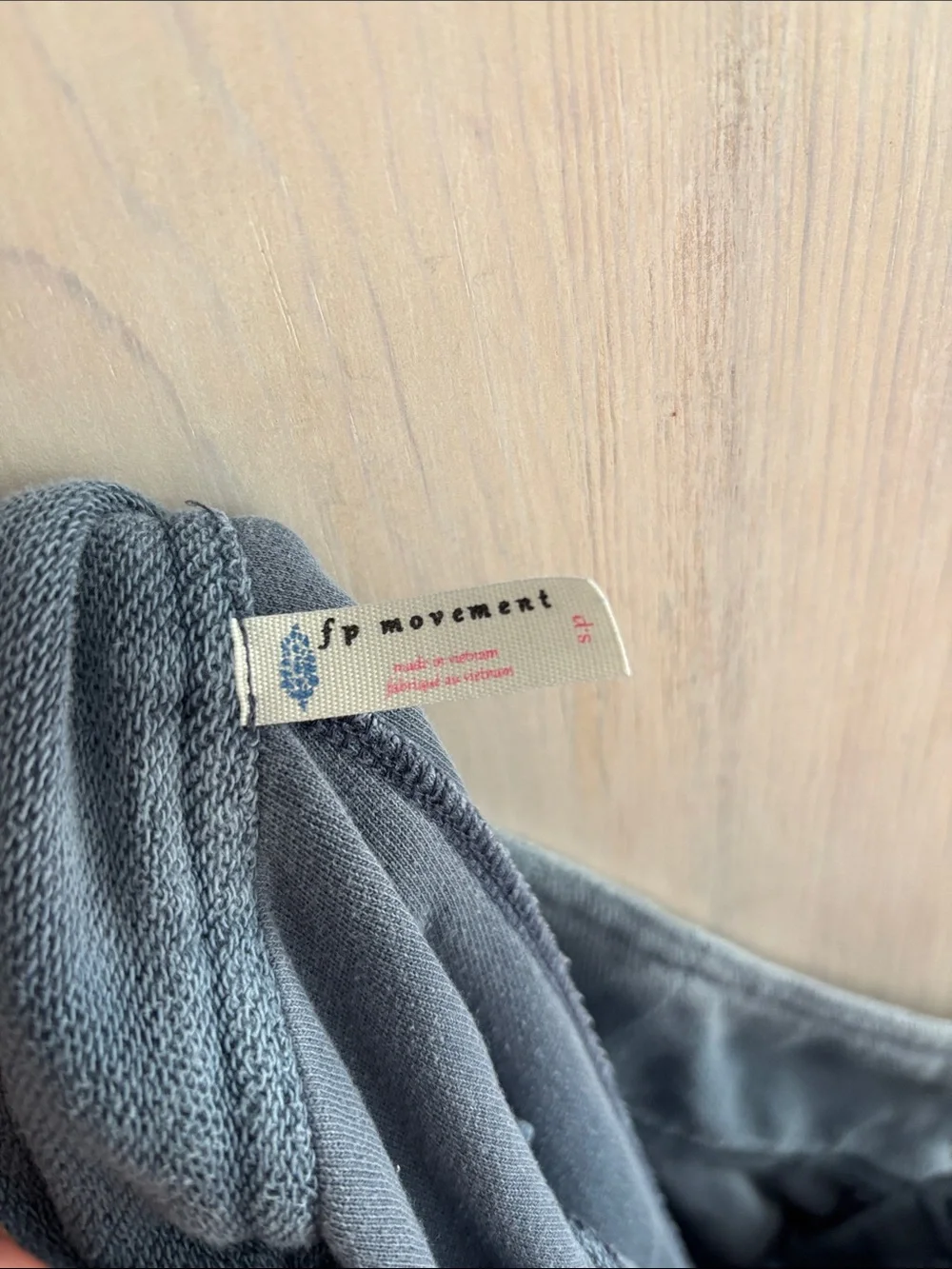 Free People Slate Blue Cargo Jogger Pants - Picture 3 of 3